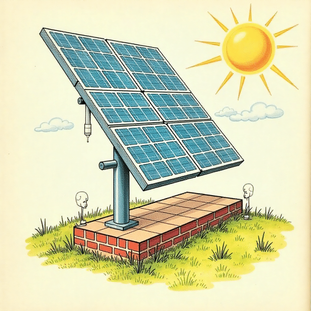 COMMENT RĂALISER DES STRUCTURES POUR PANNEAUX SOLAIRES.đđ«¶đ