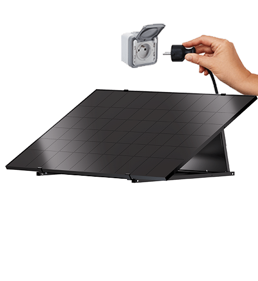 Kit Autoconsommation 1 Panneau Solaire 400W Plug and play Pose au sol