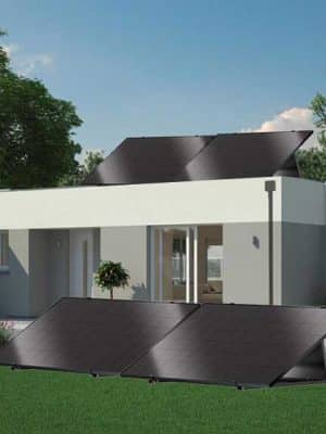 Kit Autoconsommation 4 Panneaux Solaires 1600W Plug and play Pose au sol