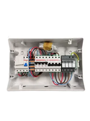Eutelec - Coffret de protection AC 9/12kW 20A avec parafoudre T2 - triphasé